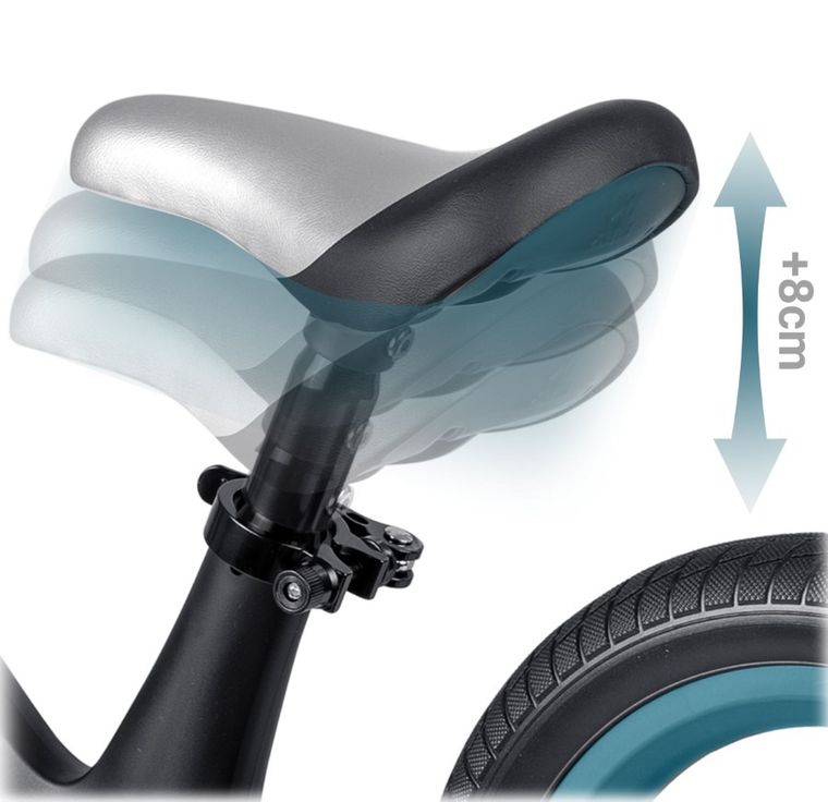 Nukido, Light Flee, rowerek biegowy dla dzieci, czarny