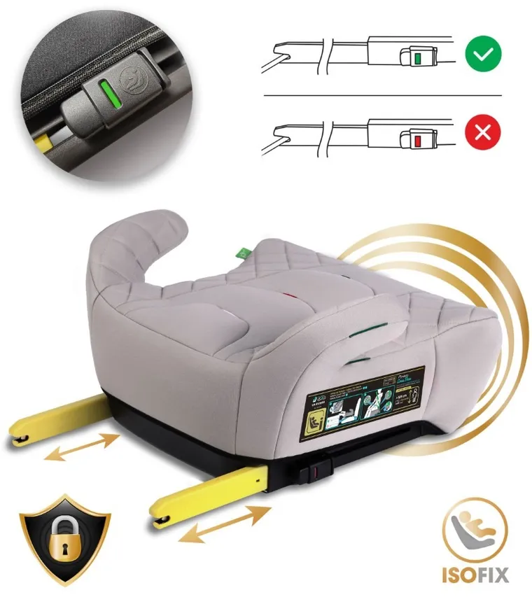 Nukido, Louis, podstawka samochodowa, szara, 125-150 cm