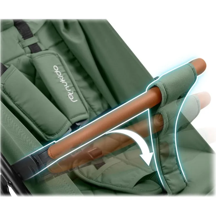 Nukido, Paseo, wózek dziecięcy, spacerówka, zielony