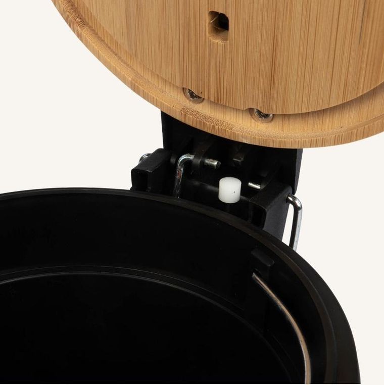 Nuxio, Zetru, kosz łazienkowy z bambusem, 3l