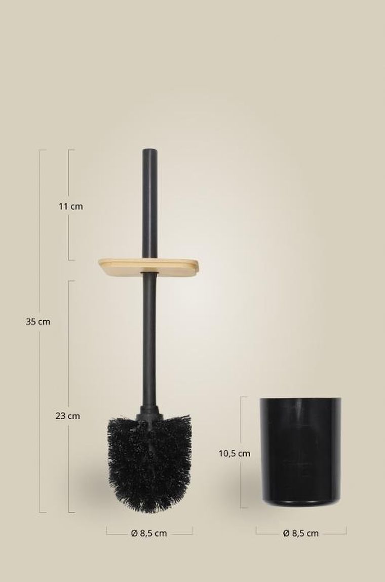 Nuxio, Zetru, szczotka wc z bambusowym wieczkiem