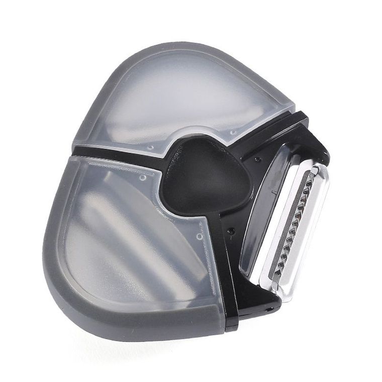 Obieraczka z trzema ostrzami 3w1, czarna