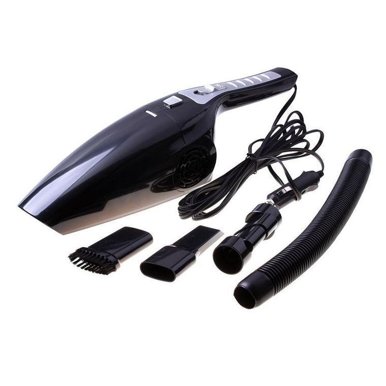 Odkurzacz samochodowy, ręczny, czarny