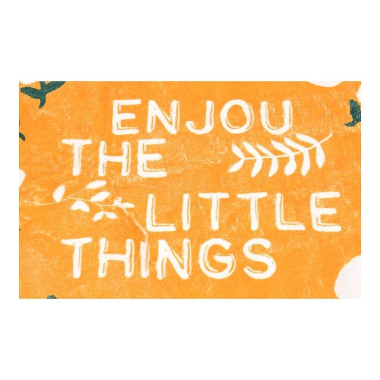 Okrągły dywan, antypoślizgowy, 100-100 cm, kwiaty, żółty