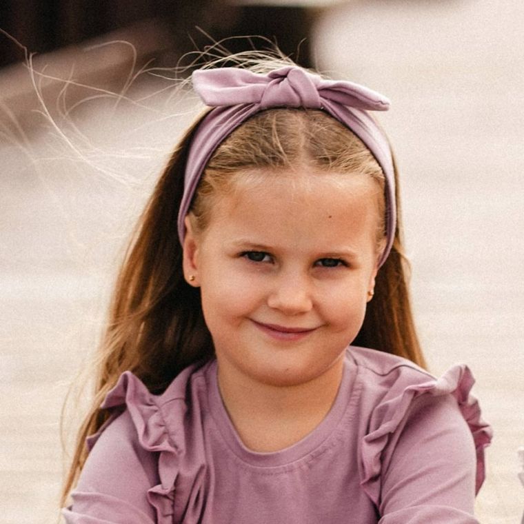 Opaska dziewczęca, fioletowa, Eevi