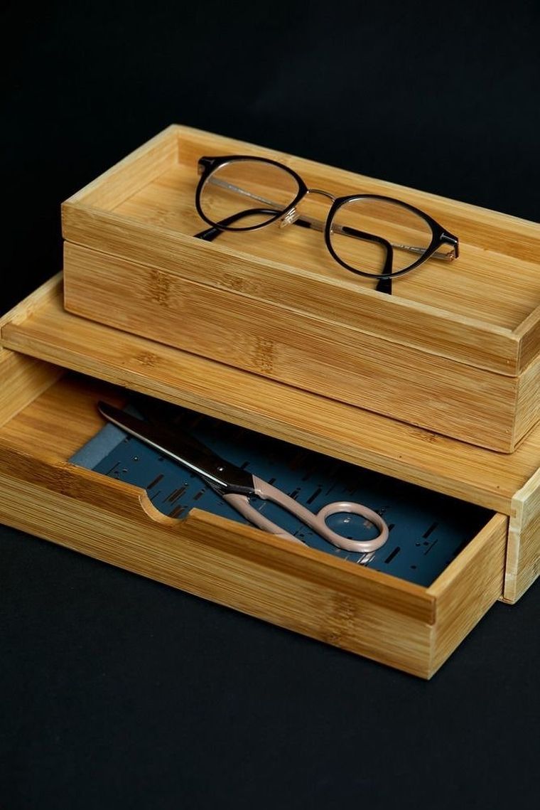 Organizer łazienkowy, Terra na drobiazgi, bambus