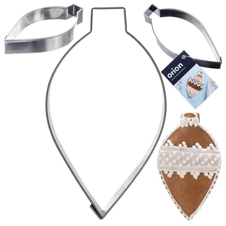Orion, bombka, wykrawacz do ciastek, stalowy, 9 cm
