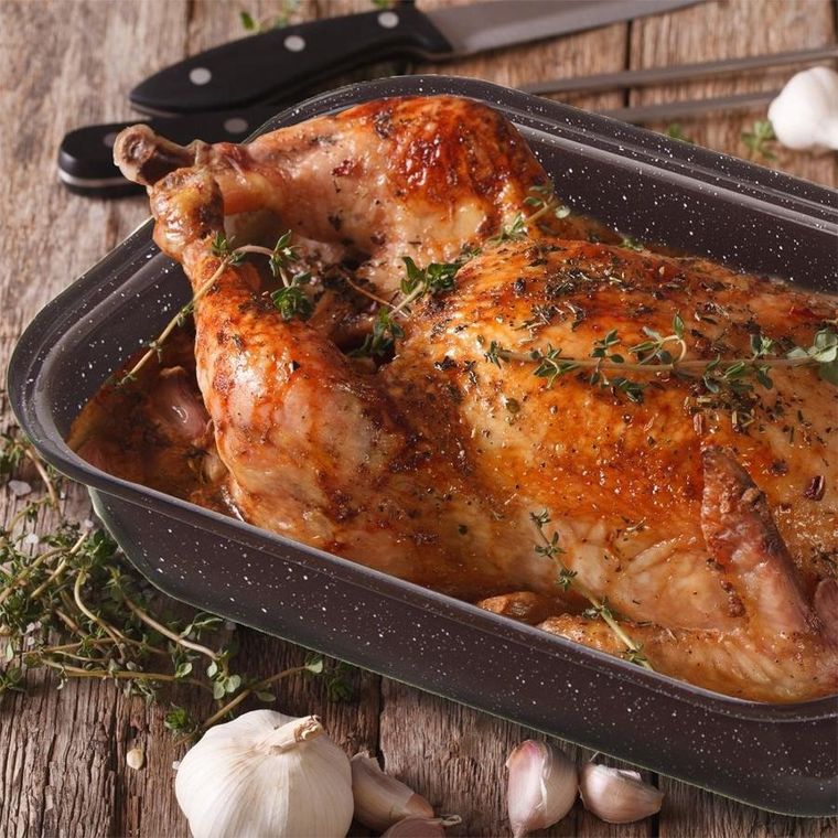 Orion, brytfanna z pokrywką, emaliowana, 4 l