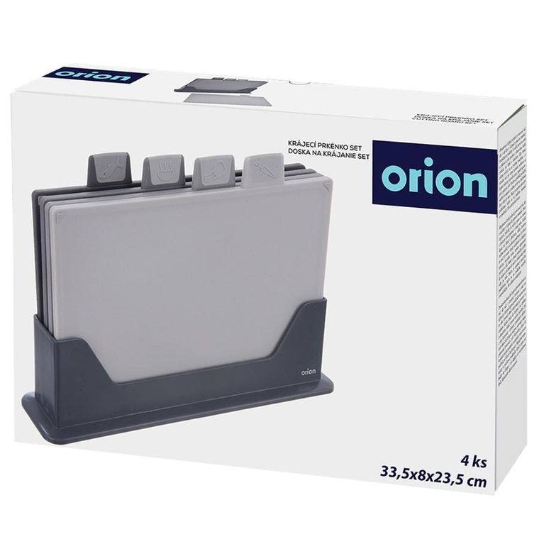 Orion, deski do krojenia, ze stojakiem, 4 szt.