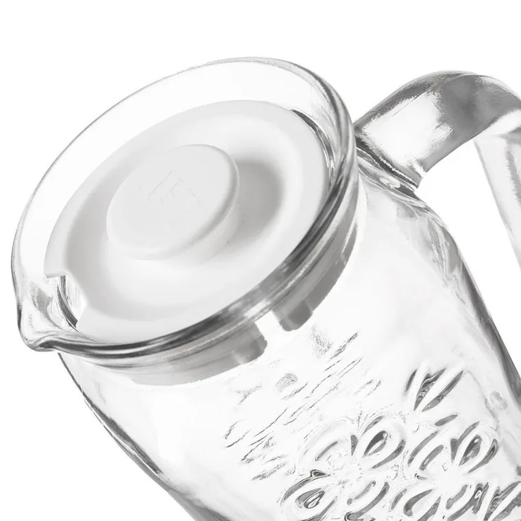 Orion, dzbanek z pokrywką, szklany, 1.2 l