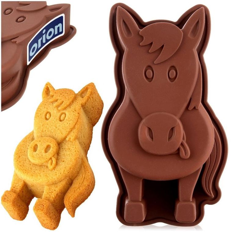 Orion, forma do pieczenia, silikonowa, koń, 19-10-4 cm