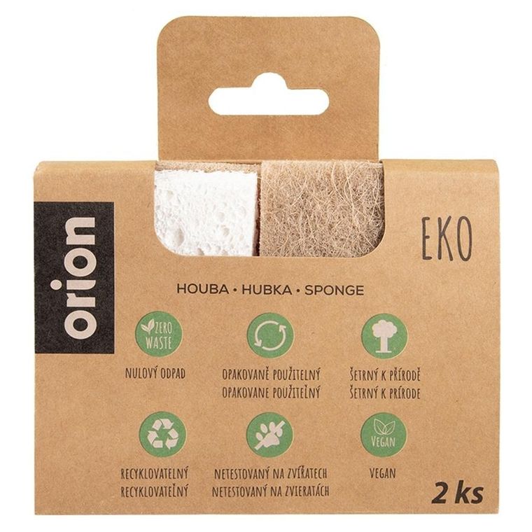 Orion, gąbka kuchenna, naturalna EKO, 2 szt.