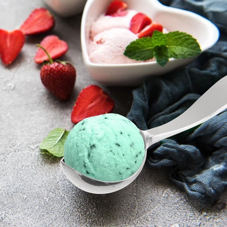 Orion, gałkownica do lodów, metalowa, Luxy, 17 cm