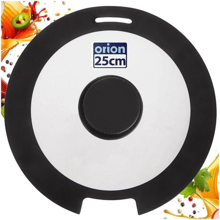 Orion, Grande Combi, pokrywka, szklana/silikonowa, 25 cm