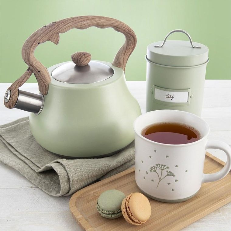 Orion, Greenish, pojemnik do przechowywania, metalowy, zielony, 1,3l