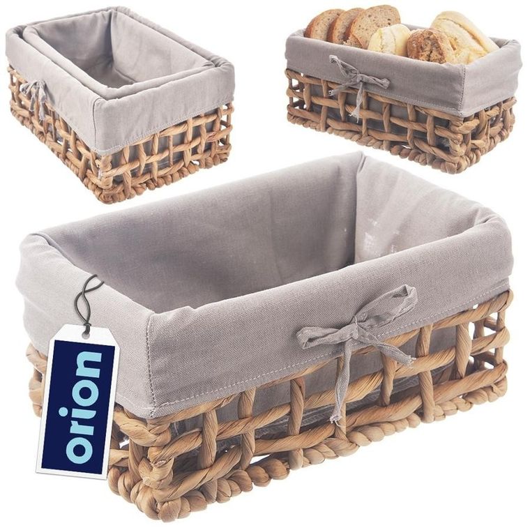 Orion, koszyk do przechowywania, naturalny, 26,5-17-12,5 cm