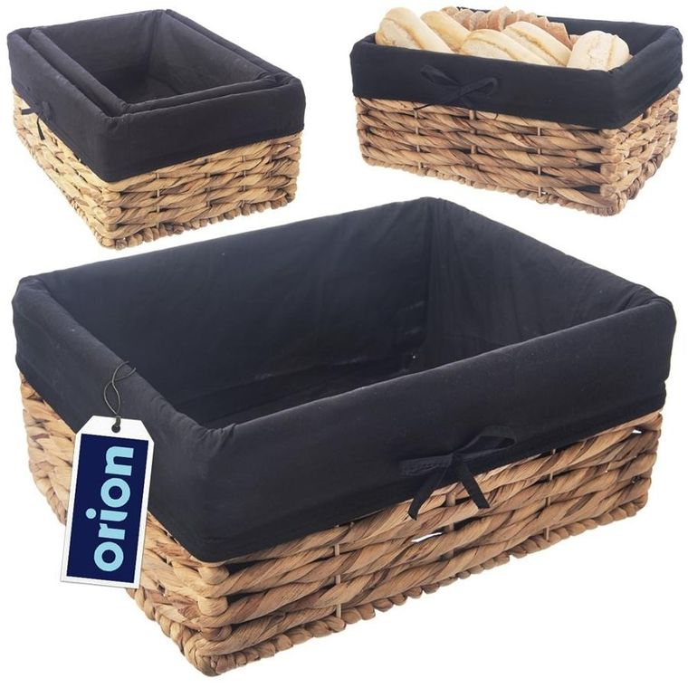 Orion, koszyk do przechowywania, naturalny, 36,5-25-15,5 cm