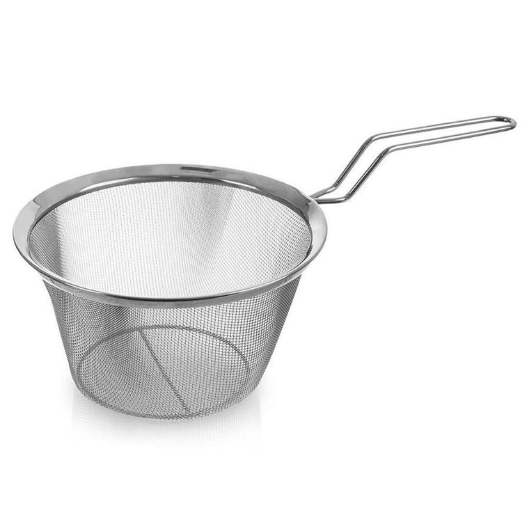 Orion, koszyk do smażenia frytek z rączką, stalowy, 19,5 cm