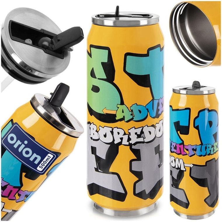 Orion, kubek termiczny, puszka, 500 ml