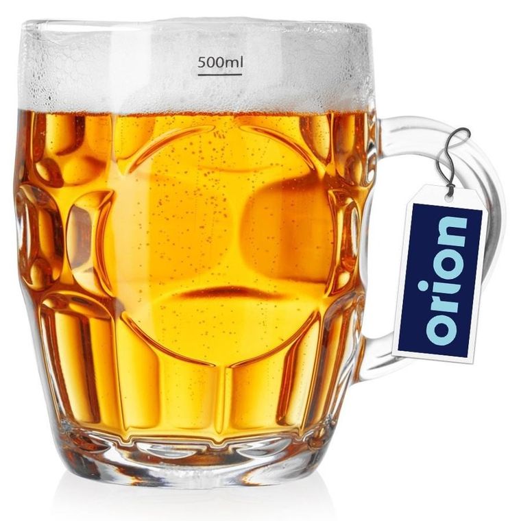 Orion, kufel do piwa, szklany, 500 ml
