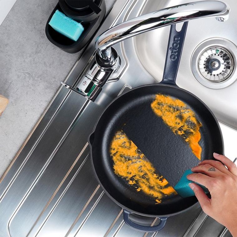 Orion, Litina, patelnia żeliwna emaliowana, 26 cm