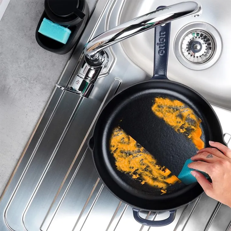 Orion, Litina, patelnia żeliwna emaliowana, 28 cm