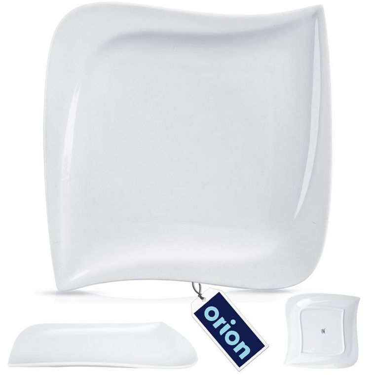 Orion, Mona, talerz obiadowy, porcelanowy, 25-25 cm