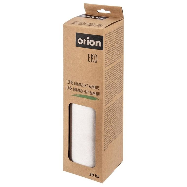 Orion, ścierki kuchenne na rolce, bambusowe EKO, 20 szt.