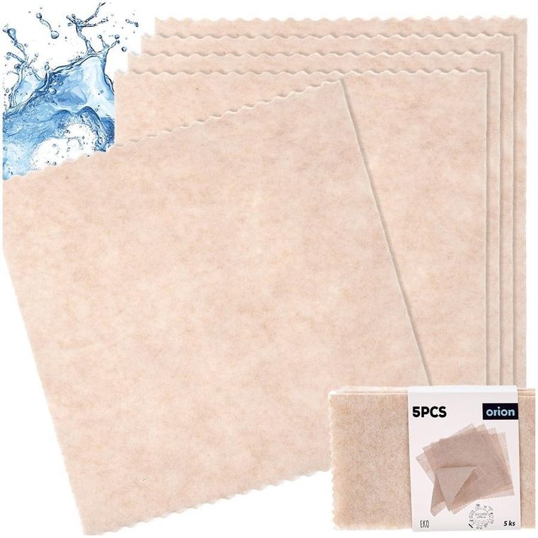 Orion, ścierki kuchenne, naturalne EKO, 5 szt.
