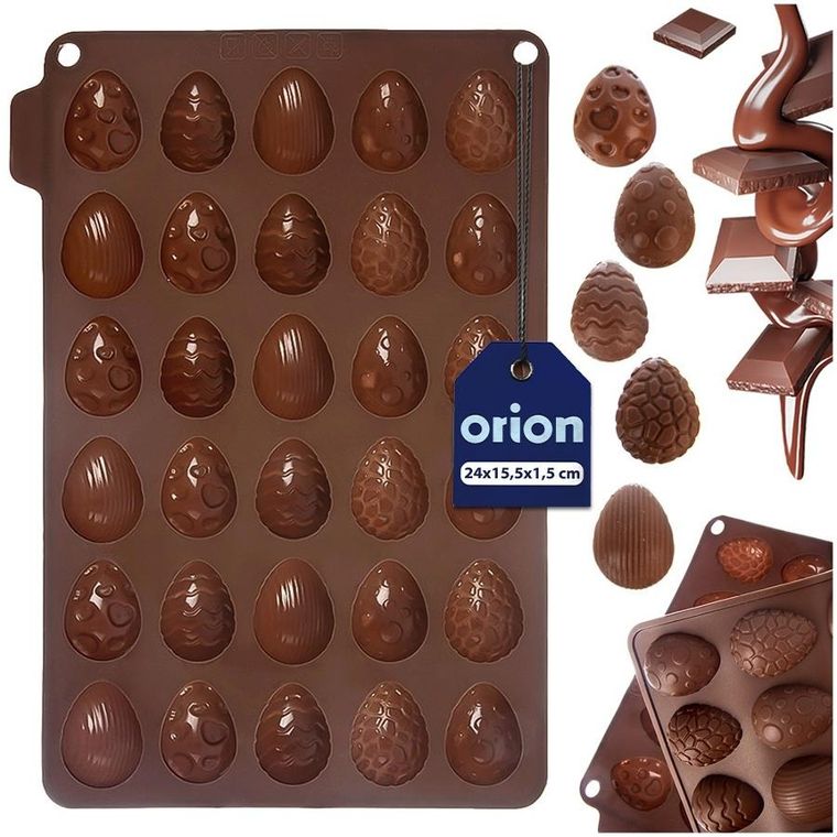 Orion, Sillinie, forma do ciastek i pralin, silikonowa, jajka