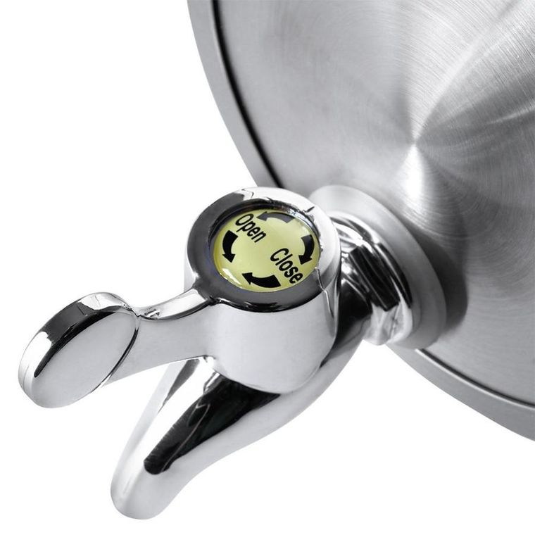 Orion, słój do napojów z kranikiem szklany do lodówki, 3.5 l