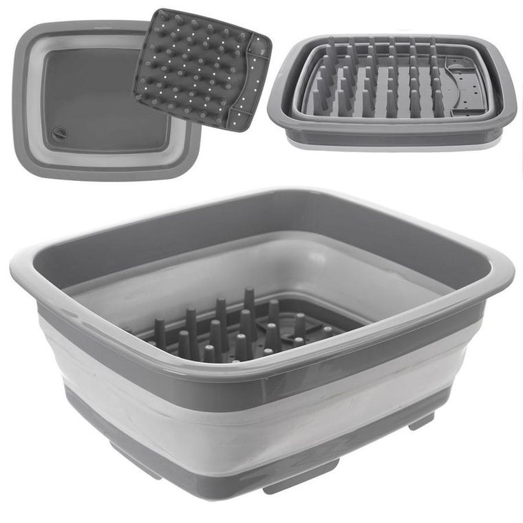 Orion, suszarka na naczynia, składana, 37-31.5-14.5 cm