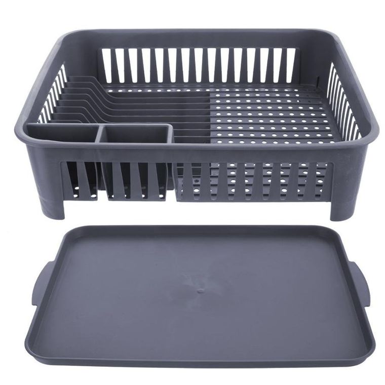 Orion, suszarka na naczynia, szara, 43,5-32-12 cm