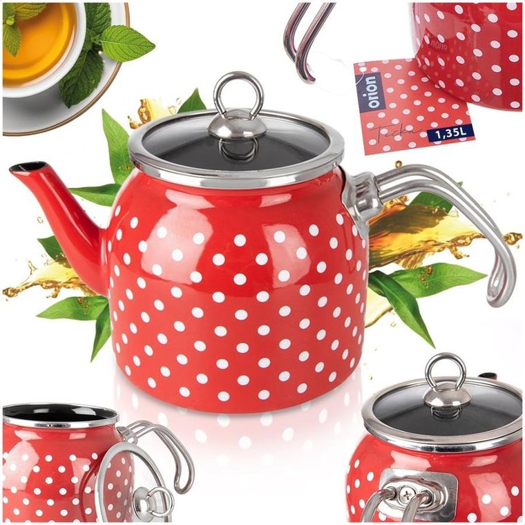 Orion, Tecka, czajnik emaliowany, 1,1l