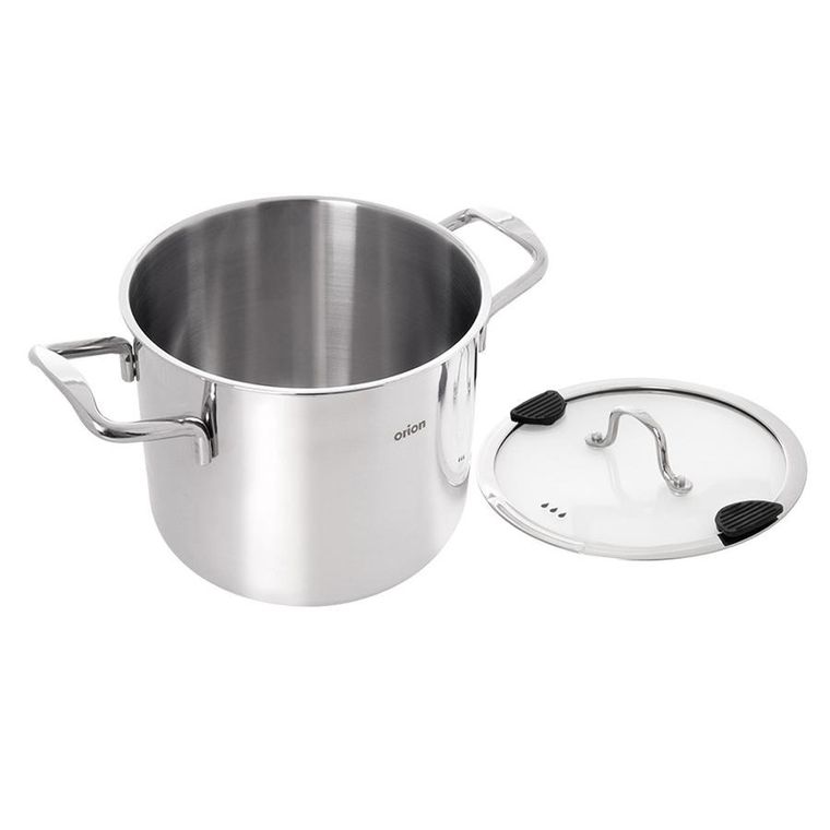 Orion, Venice, garnek stalowy z pokrywką, 18 cm, 3,5l