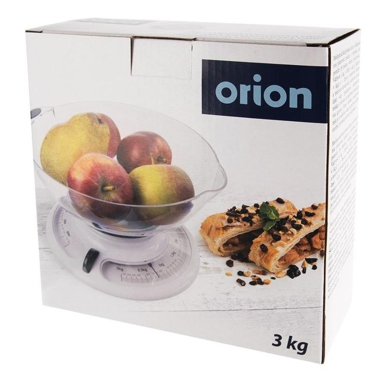 Orion, waga kuchenna mechaniczna z misą, 3 kg