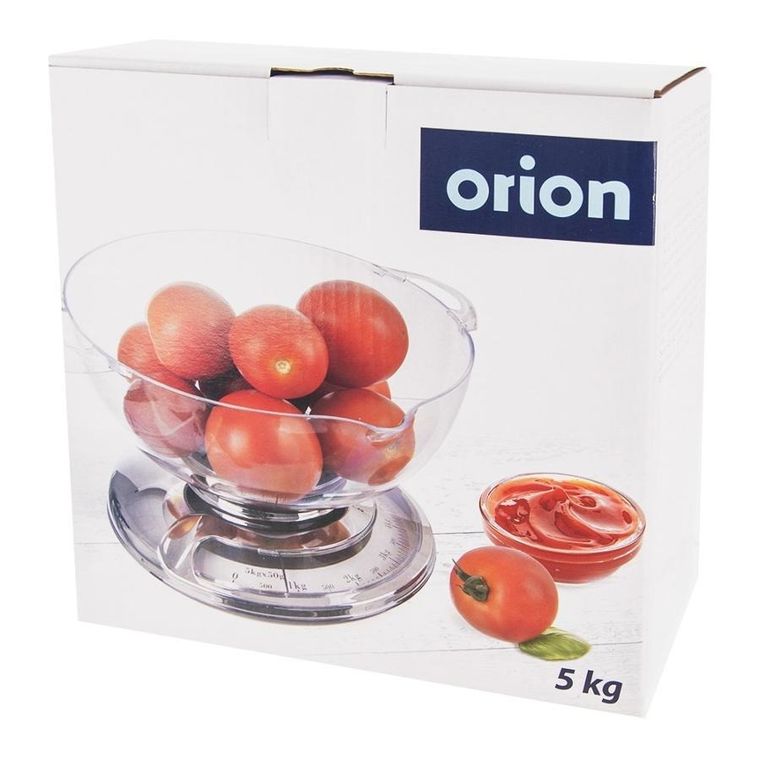 Orion, waga kuchenna mechaniczna z misą, 5 kg