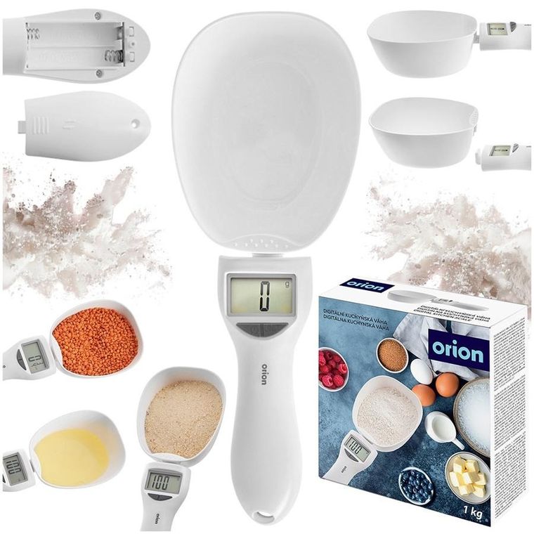 Orion, waga kuchenna, ręczna łyżka, 1 kg, 270 ml