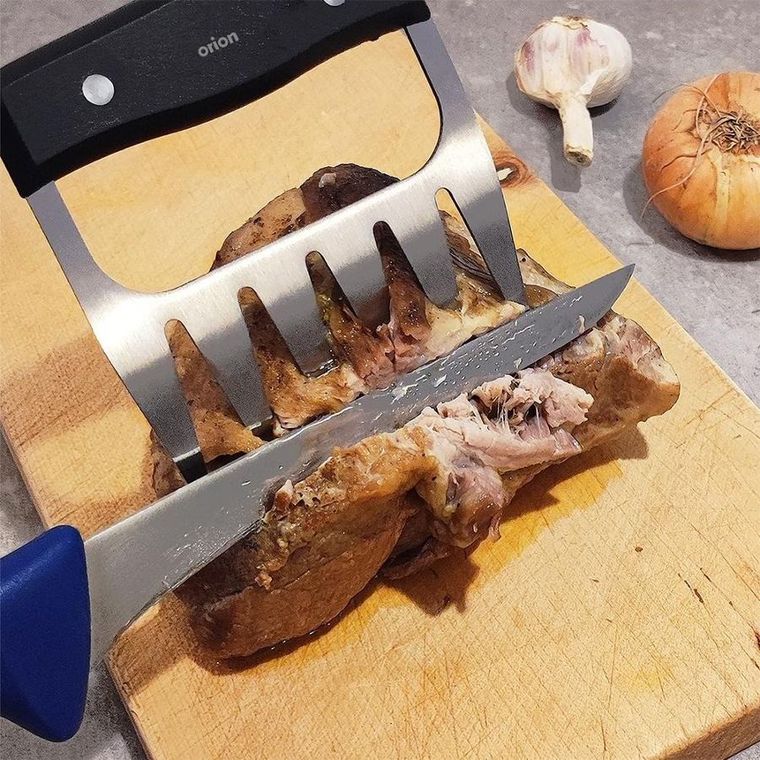 Orion, widelce do szarpania mięsa, stalowe, 2 szt.