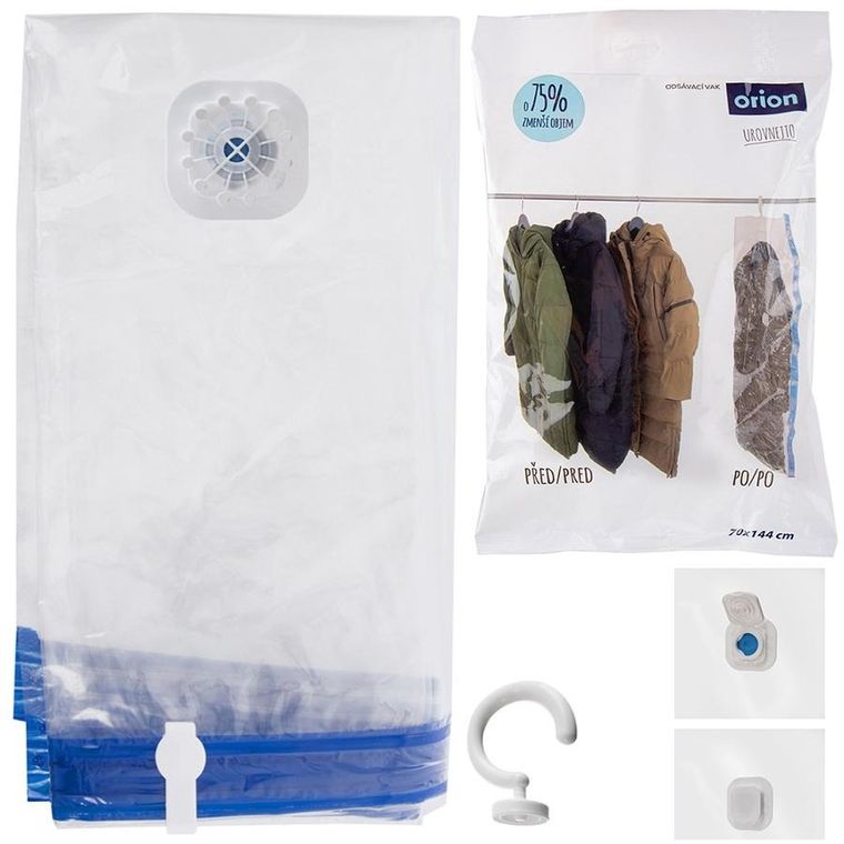 Orion, worek próżniowy na ubrania/pościel z wieszakiem, 70-144 cm