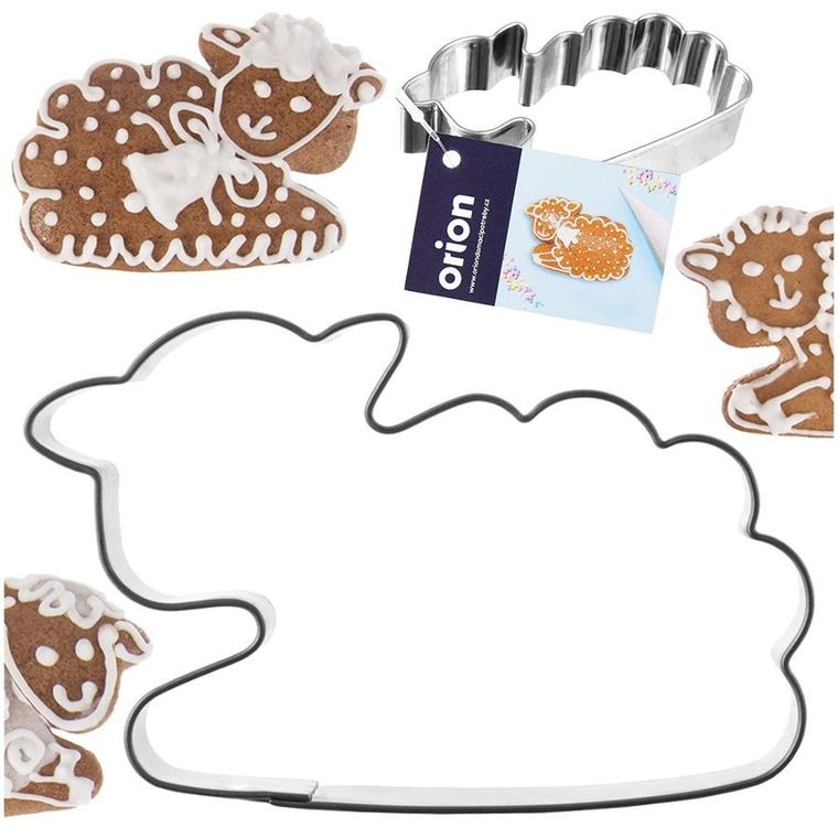Orion, wykrawacz do ciastek, stalowy baranek, 6.5 cm