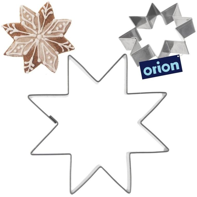 Orion, wykrawacz do ciastek, stalowy gwiazda, 6 cm