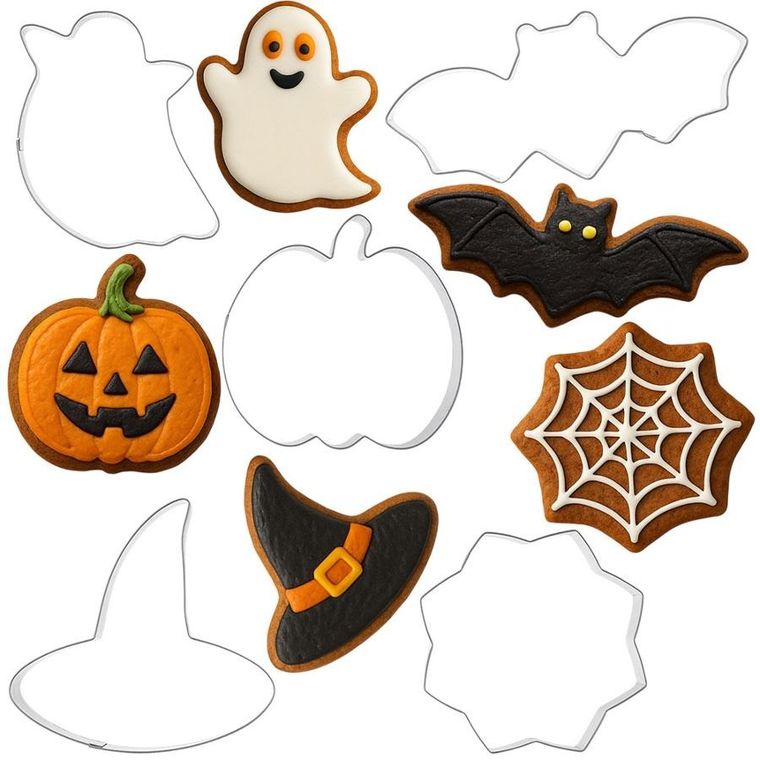 Orion, wykrawacze do ciastek, halloween, 5 szt.