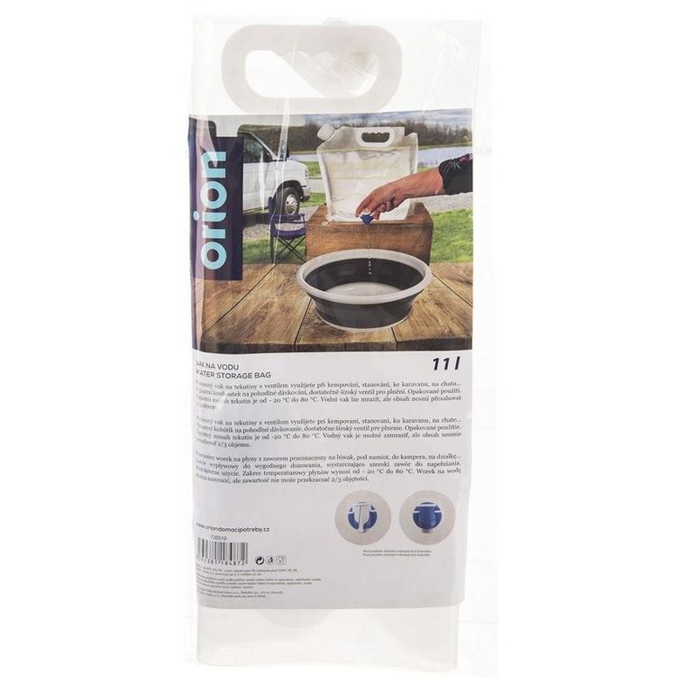 Orion, zbiornik z kranikiem na wodę, składany, 11 l