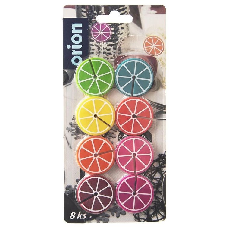 Orion, znaczniki na szklanki i kieliszki, 8 szt.