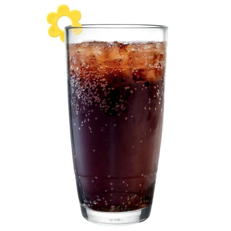 Orion, znaczniki na szklanki, kwiaty kolorowe, 10 szt.