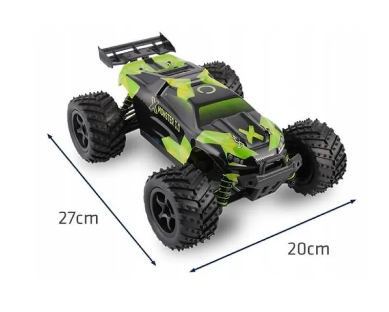 Overmax, X-Monster 3.0, pojazd zdalnie sterowany, 1:18