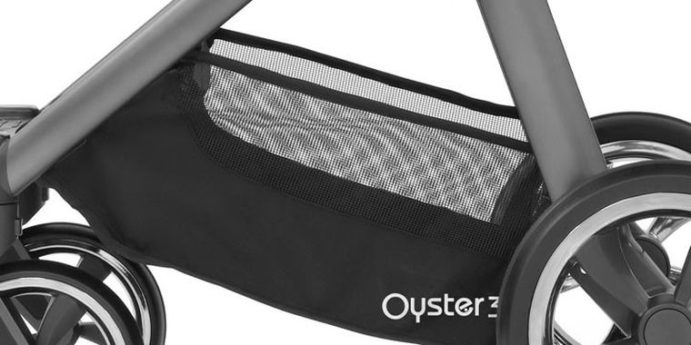 Oyster, Oyster 3, Mercury, wózek spacerowy, srebrny stelaż