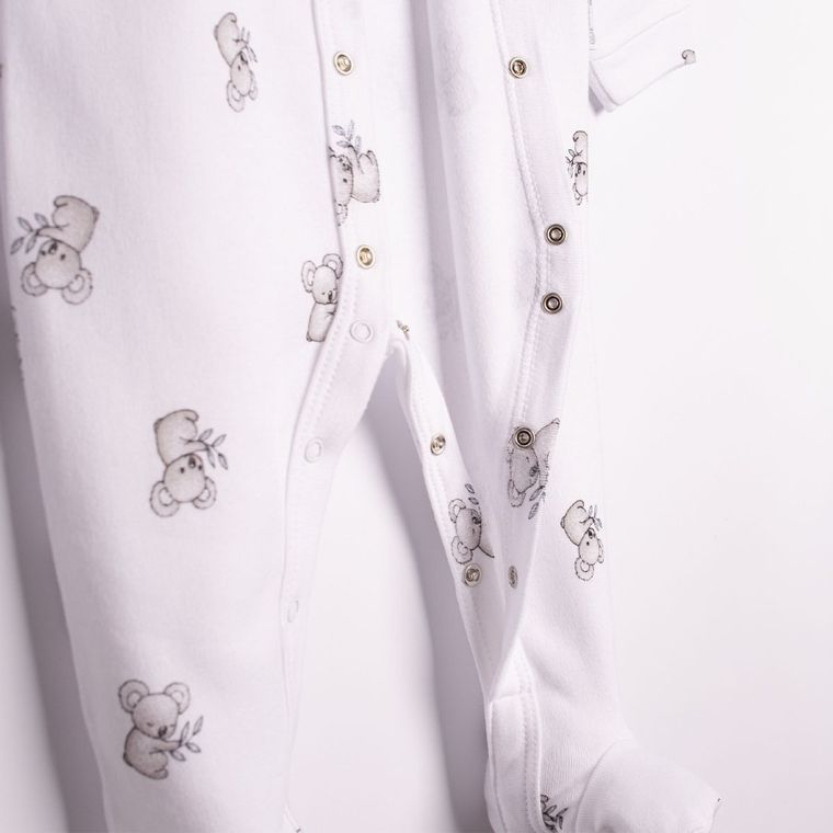 Pajac chłopięcy, biały, Nicol