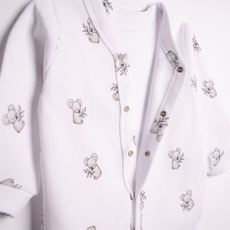 Pajac chłopięcy, biały, Nicol